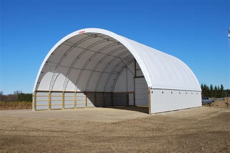 metal fabric structurs|fabric covered buildings.